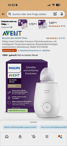 Philips avent flaschenwärmer - philips,